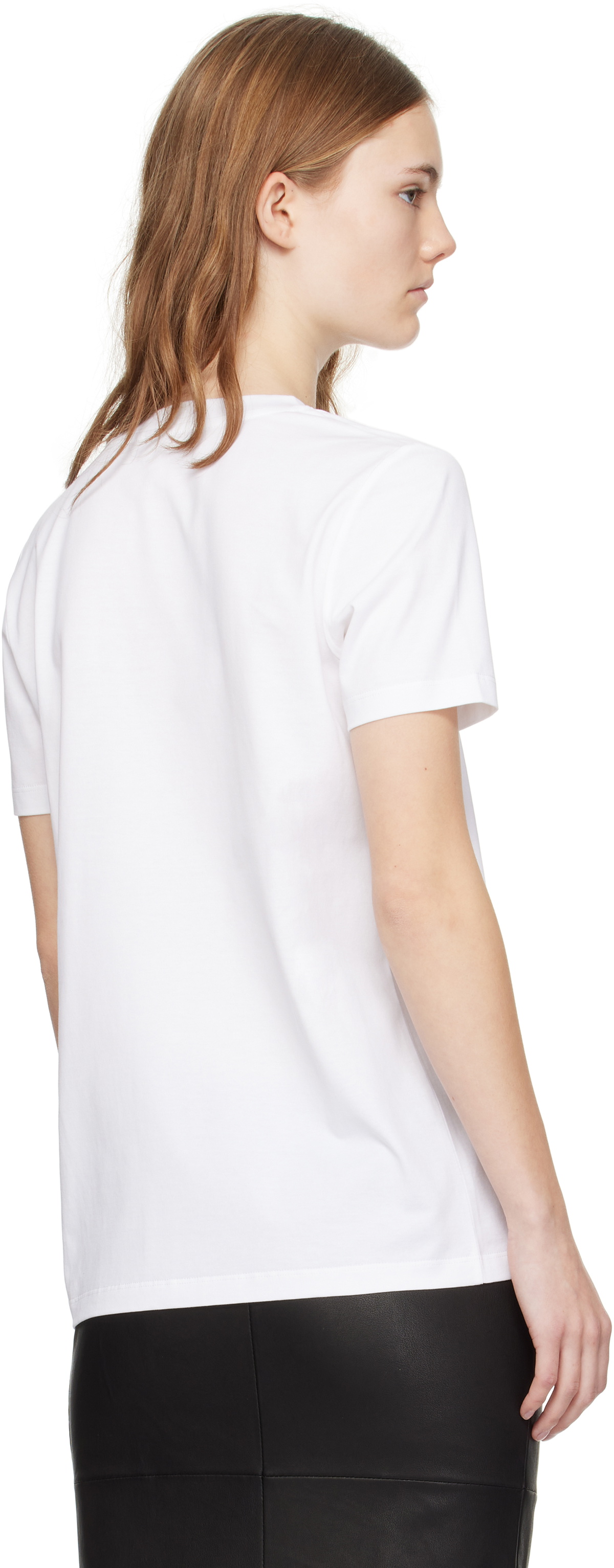Balmain White 'Balmain Paris' T-shirt