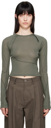 HYEIN SEO Khaki Helix Long Sleeve T-shirt