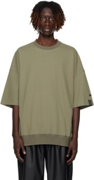 N.Hoolywood Green Drop Shoulder T-Shirt