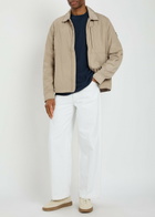 Sandbanks Logo-appliquéd Nylon Jacket Stone