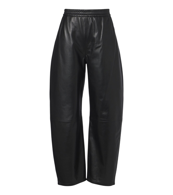 Photo: Arma Noa leather barrel-leg pants