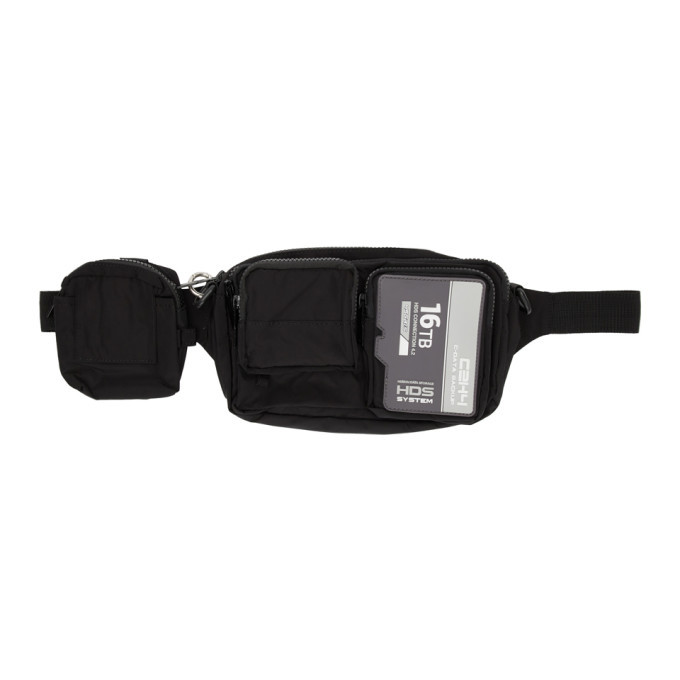 C2H4 Black SD Card Utility Waist Bag C2H4