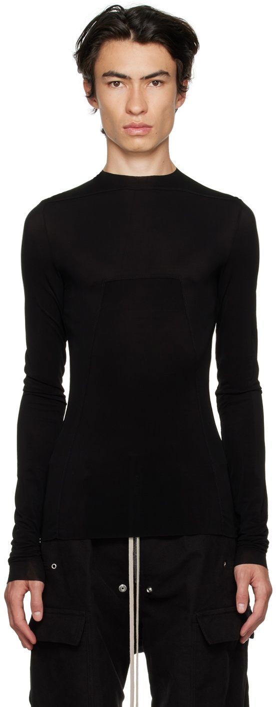 Rick Owens Black HBZ Long Sleeve T-Shirt Rick Owens