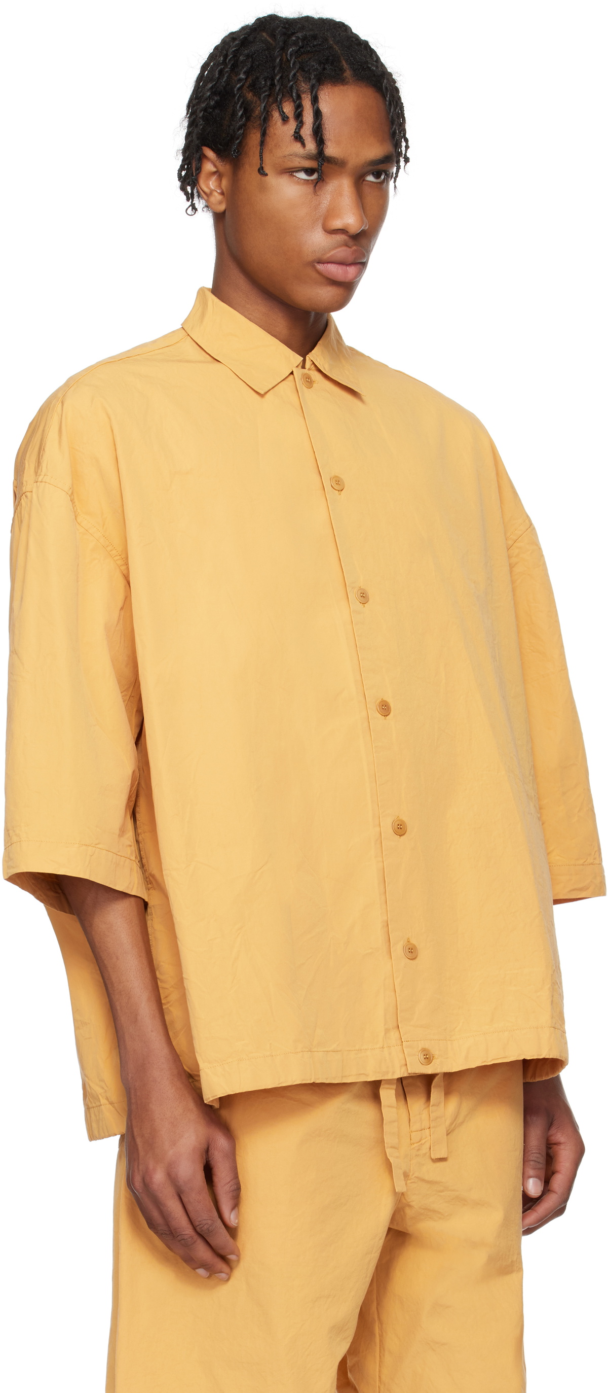 CASEY CASEY Beige Mili Volume Shirt