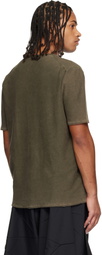 CASEY CASEY Khaki Overdyed T-shirt