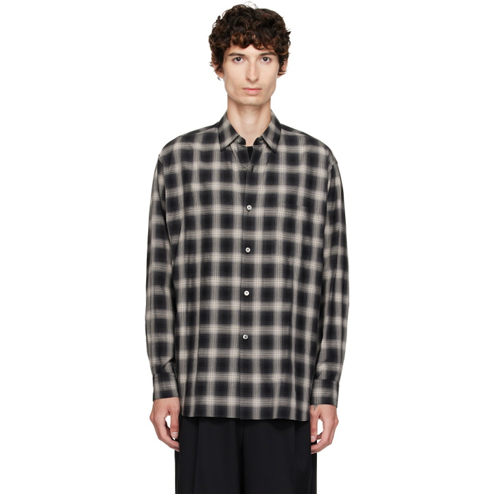 Photo: ssstein Black Cotton Oversized LS Shirt