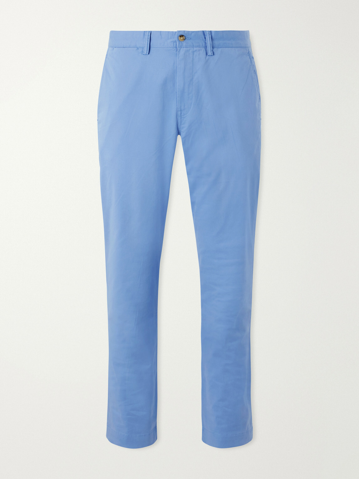 Polo Ralph Lauren - Straight-Leg Cotton-Blend Trousers - Blue