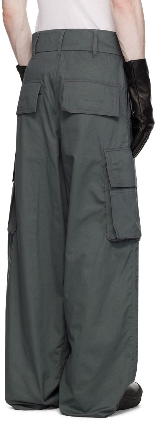 BRYAN JIMENÈZ SSENSE Exclusive Gray Bunker Cargo Pants