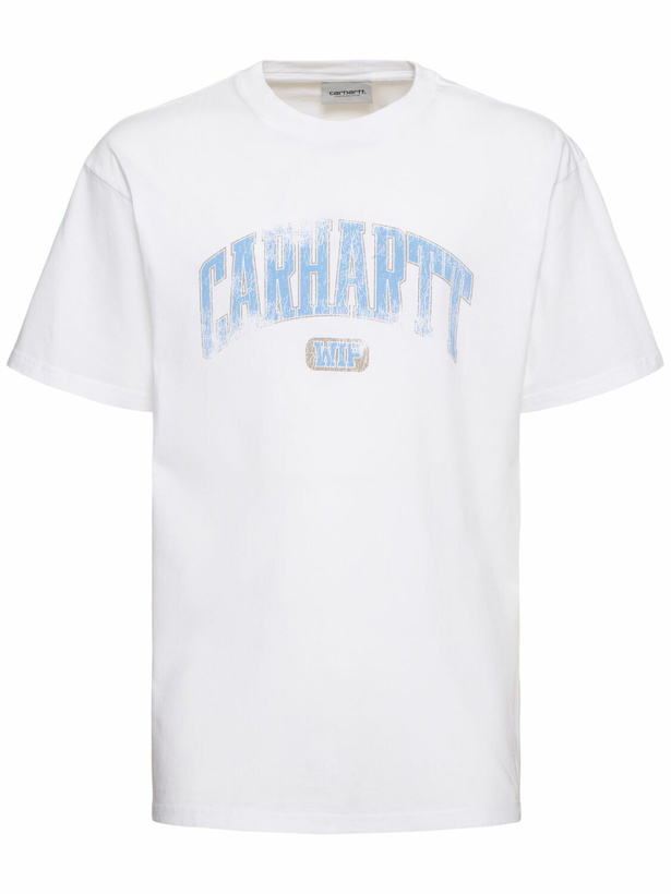 Photo: CARHARTT WIP Lecture Cotton T-shirt