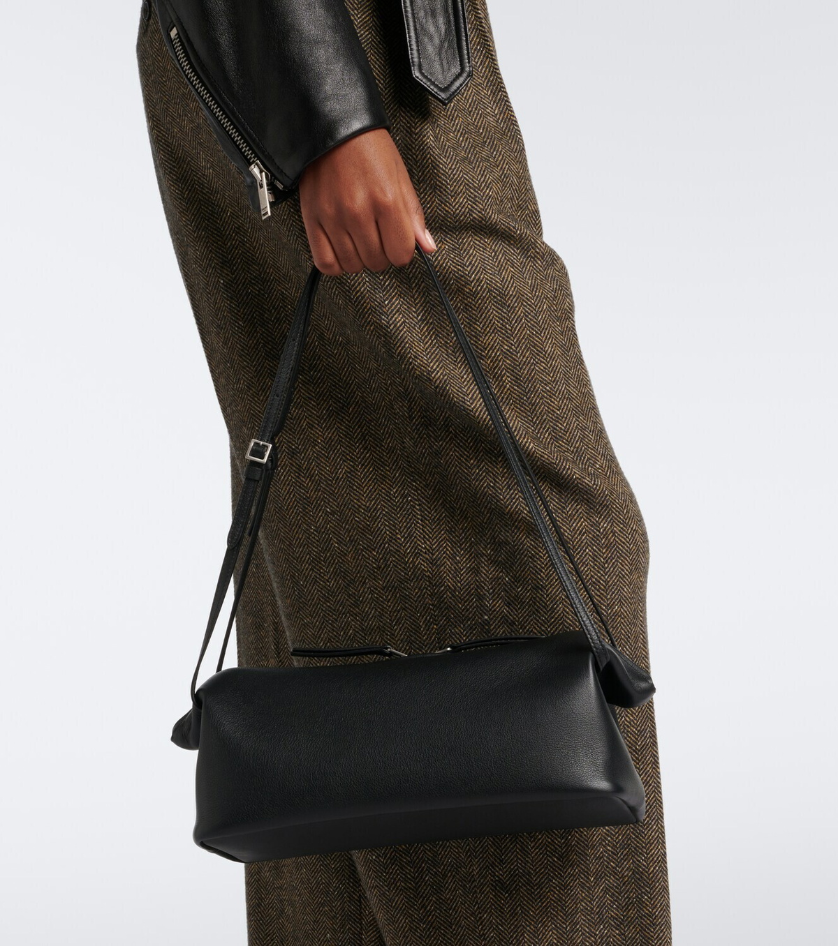 Nour Hammour Kenza leather shoulder bag