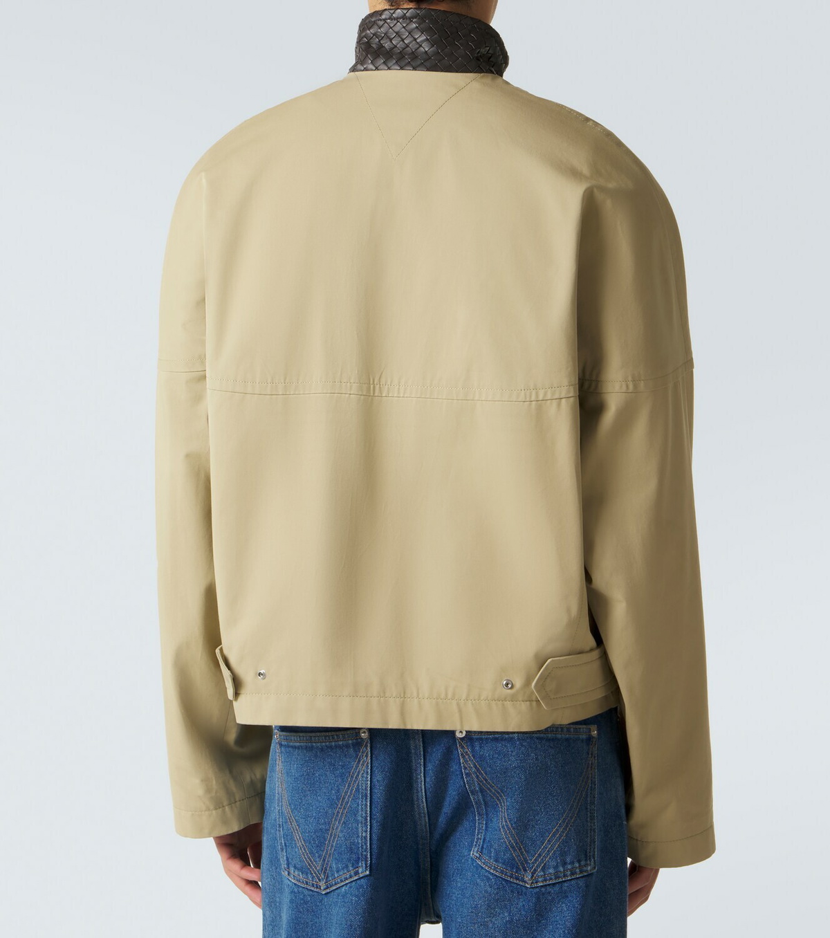 Bottega Veneta Intrecciato cotton blouson jacket