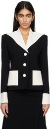 KIMHĒKIM Black & Off-White Button Blazer