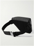 Fendi - Logo-Print Leather-Trimmed Coated-Canvas Belt Bag