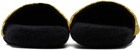 Versace Underwear Black 'I Heart Baroque' Slippers