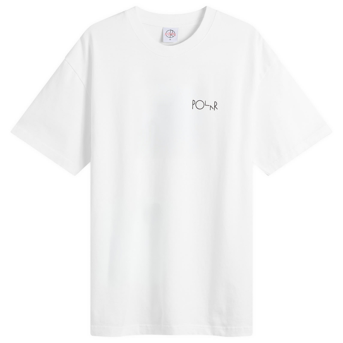 Polar Skate Co. Men's Martas Roses Fill Logo T-Shirt in White