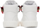 Lanvin White Curbies Sneakers