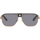 Versace Gold Medusa Navigator Sunglasses