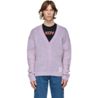 GCDS Purple Puffy Cardigan