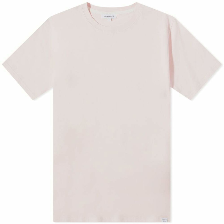 Photo: Norse Projects Men's Niels Standard T-Shirt in Light Pink