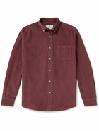 Portuguese Flannel - Lobo Button-Down Collar Cotton-Corduroy Shirt - Red