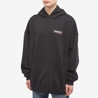 Balenciaga Men's Oversized Political Campiagn Hoody in Black/White