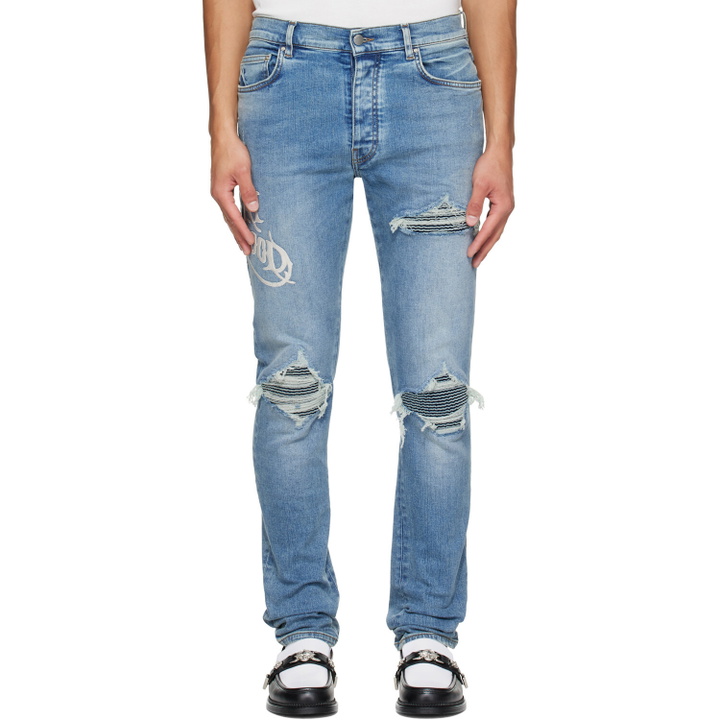 Photo: AMIRI Indigo 'Amiri Hollywood' MX1 Jeans