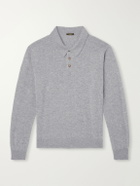 Rubinacci - Cashmere Polo Shirt - Gray