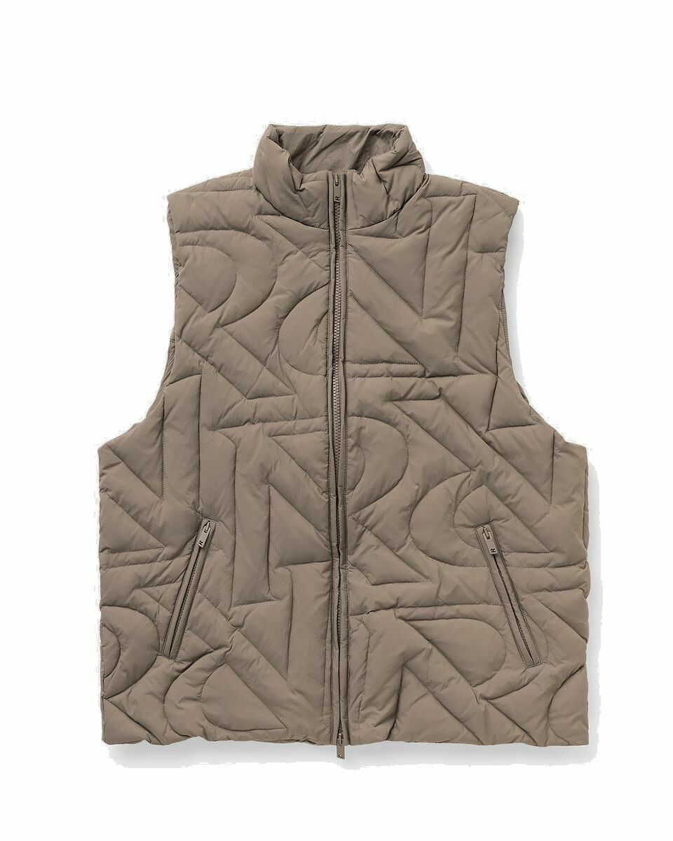 Photo: Represent Initial Quilted Gilet Brown - Mens - Vests
