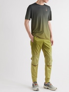 Loewe - On Slim-Fit Tapered Logo-Print Dégradé Tech-Shell Trousers - Green