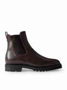 Majordome - M11 Cross-Grain Leather Chelsea Boots - Brown