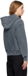 Han Kjobenhavn Gray Distressed Hoodie