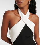Roland Mouret Halterneck cady jumpsuit