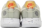 Nike White Air Force 1 Low Crater Sneakers