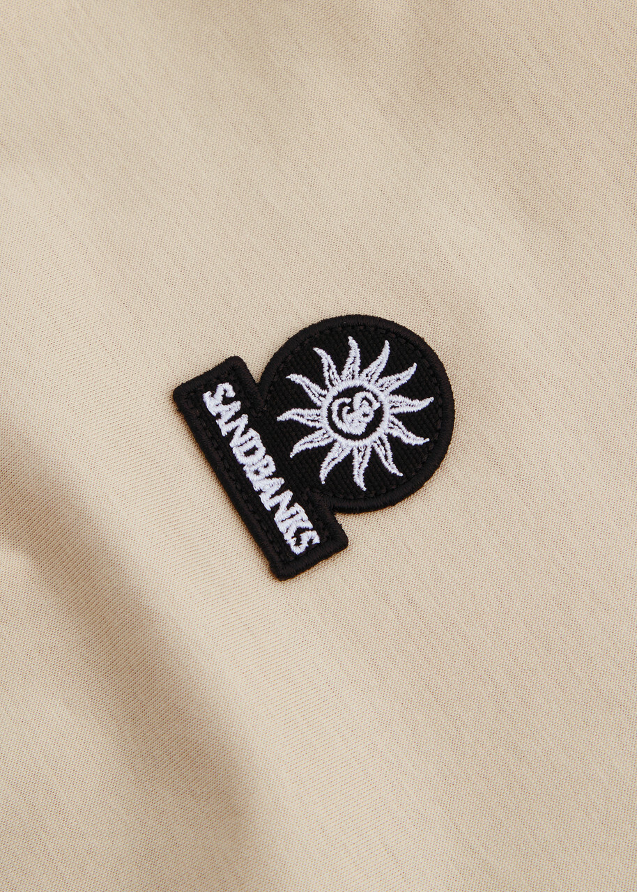 Sandbanks Logo Cotton T-shirt Grey