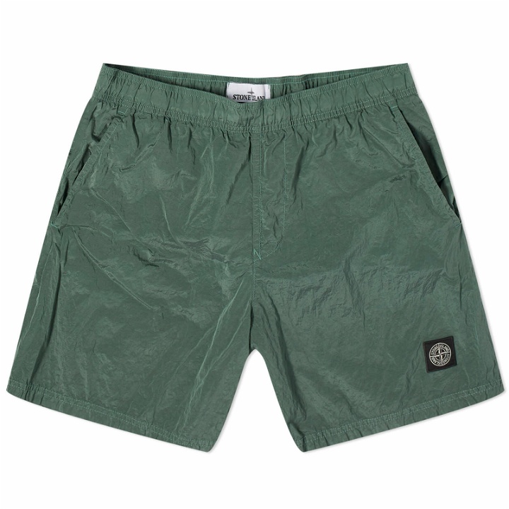 Photo: Stone Island Men's Nylon Metal Shorts in Light Green