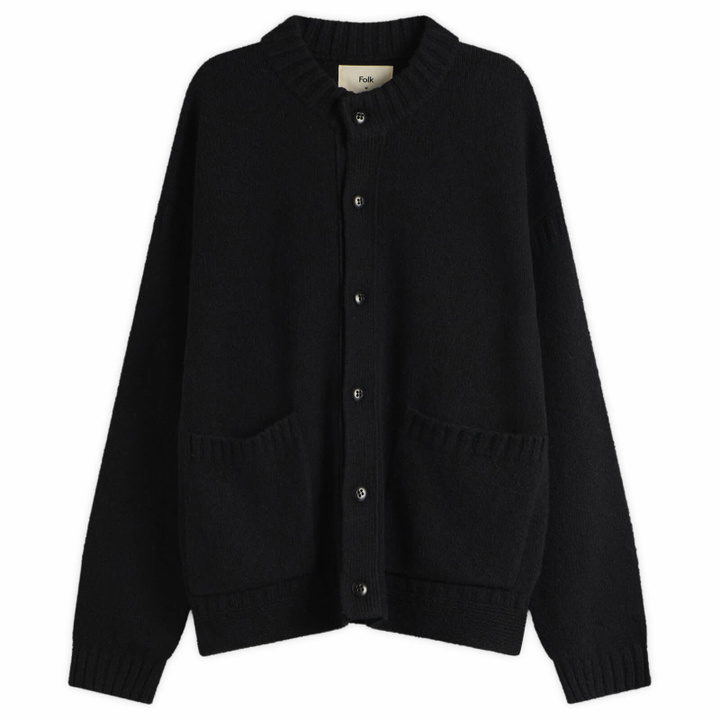 Photo: Folk Men's Knitted Jacket in Black