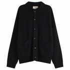 Folk Men's Knitted Jacket in Black