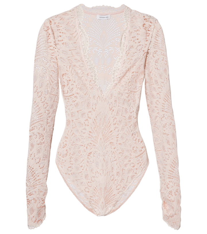 Photo: Alexandra Miro Ariella sheer lace bodysuit