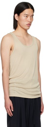 Studio Nicholson Taupe Brucio Tank Top