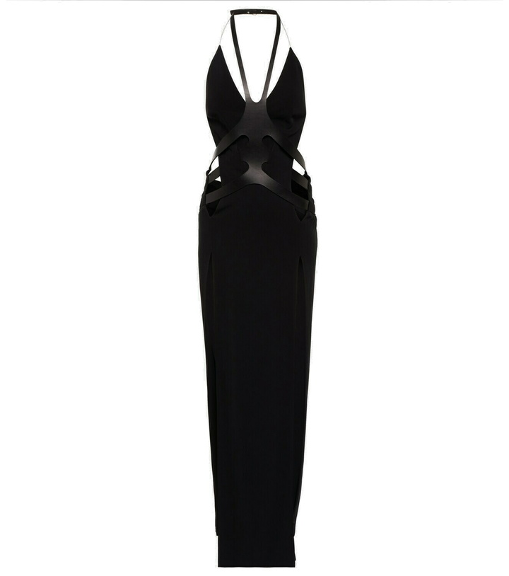 Dion Lee - Semi-sheer lace-paneled maxi dress Dion Lee Dion Lee - Semi-sheer lace-paneled maxi dress Dion Lee