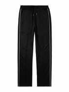 TOM FORD - Straight-Leg Piped Tech-Jersey Track Pants - Black