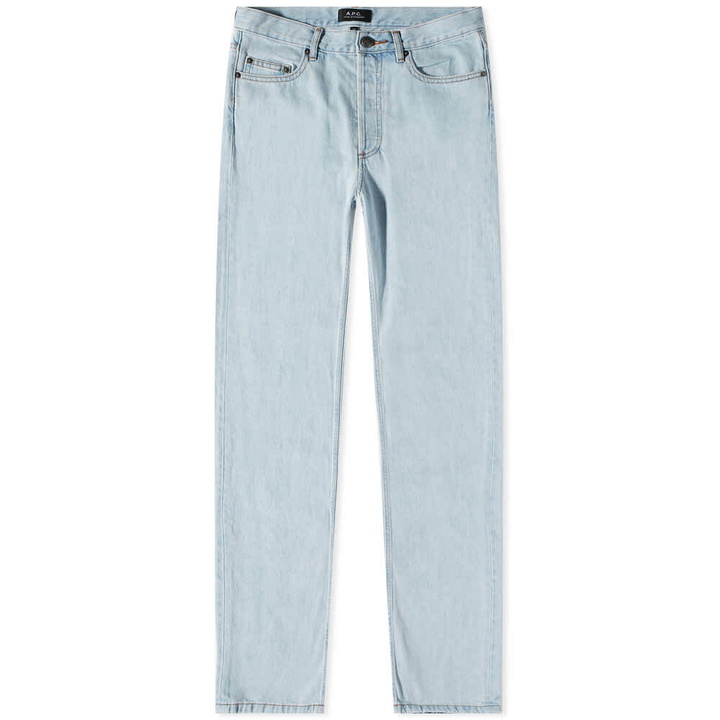 Photo: A.P.C. Men's Standard Jean in Bleached Out