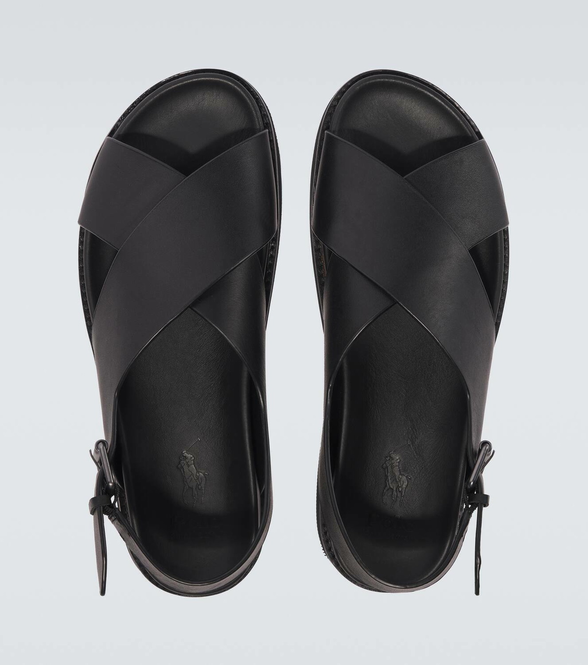 Polo Ralph Lauren Zane leather slingback sandals