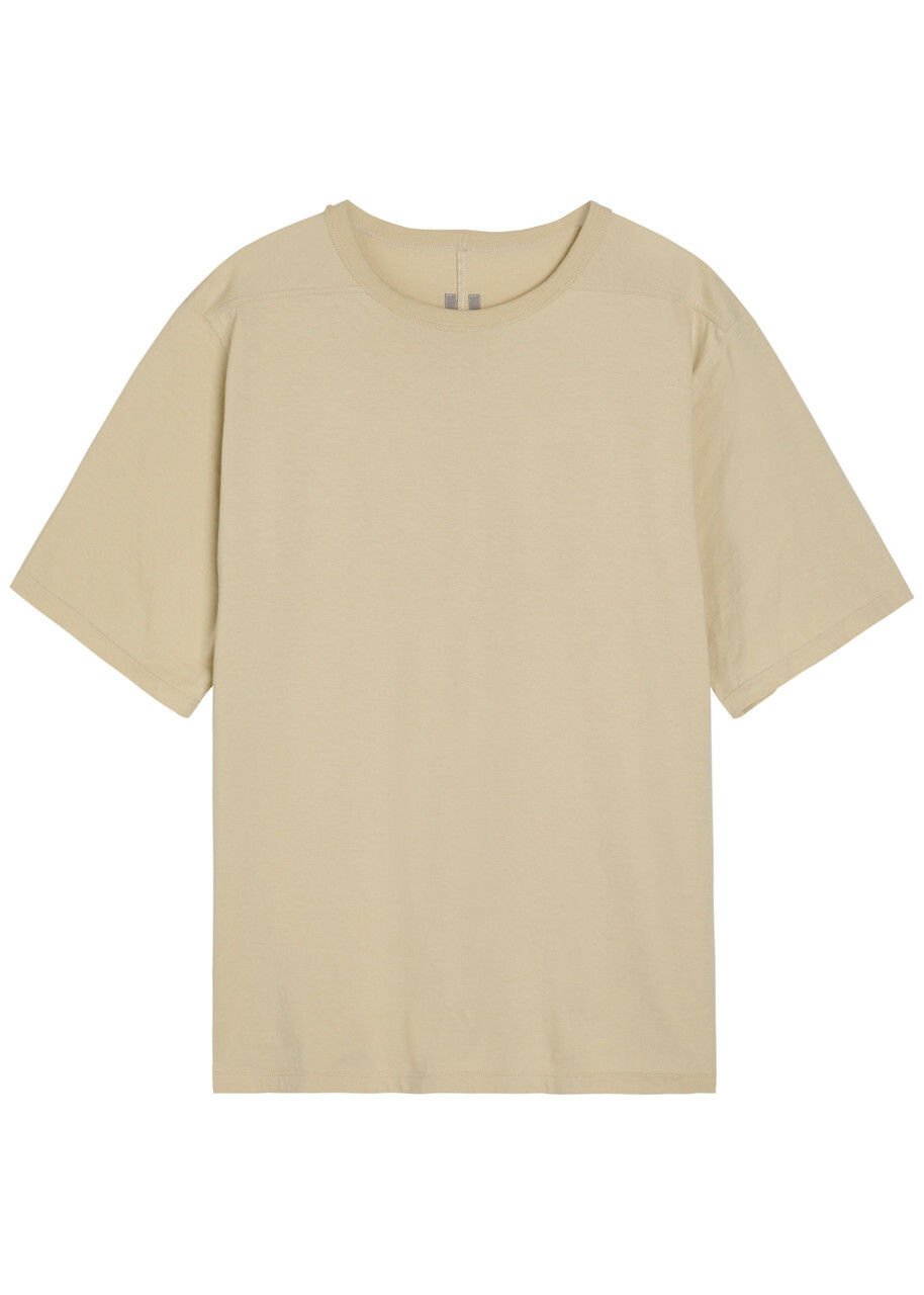 Rick Owens Brad Cotton T-shirt Sand