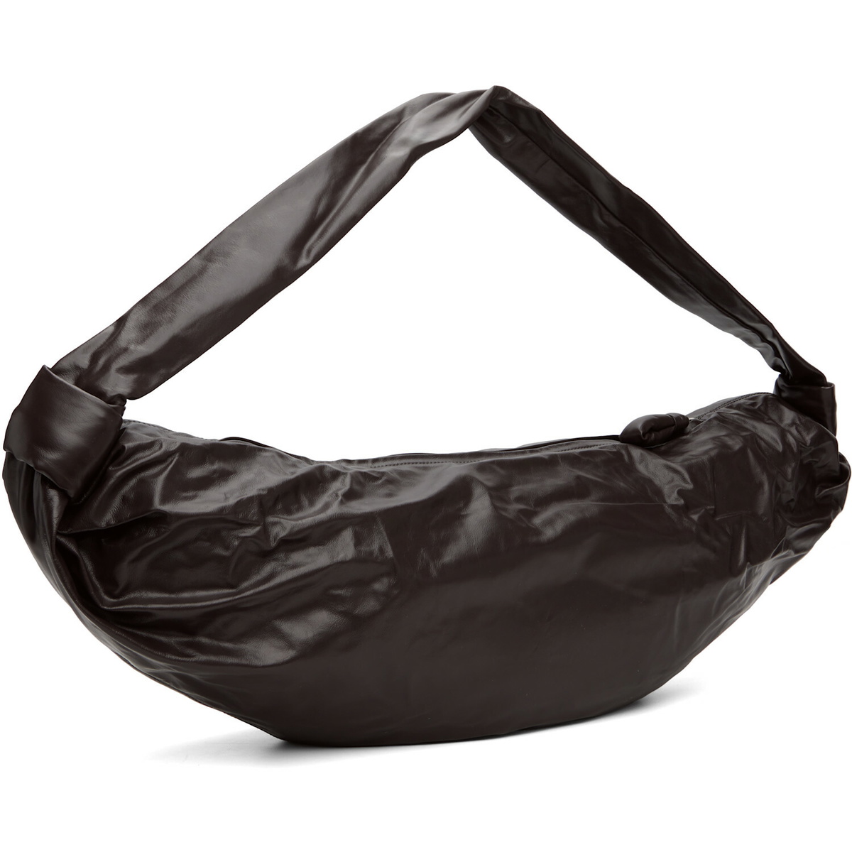 LEMAIRE Brown Large Soft Croissant Bag