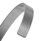 Le Gramme - Le 21 Brushed Ruthenium-Plated Sterling Silver Cuff - Men - Silver