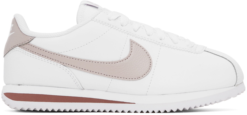 Nike White Pink Cortez Sneakers Nike