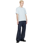 Maison Kitsuné Blue Barista Fox Relax T-shirt
