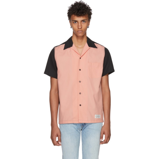 Photo: Wacko Maria Black and Pink Two-Tone 50s Shirt