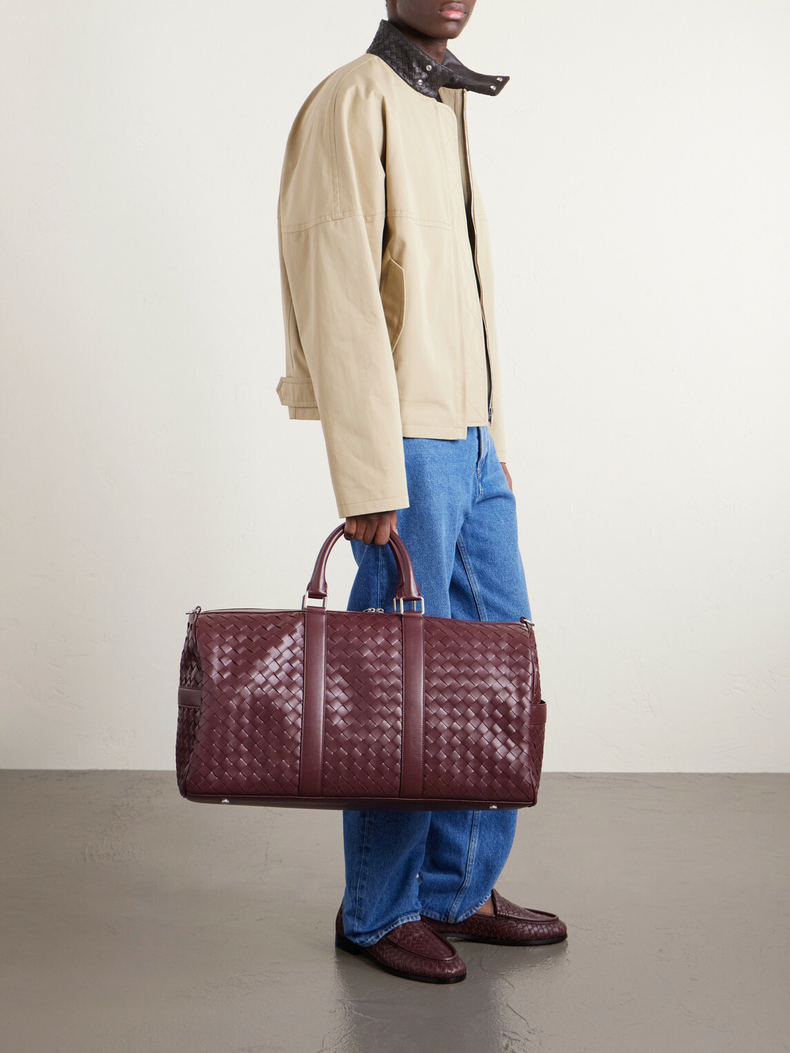 Bottega Veneta - Intrecciato Leather Duffle Bag